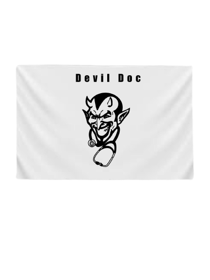 "Devil Doc" Custom Flag